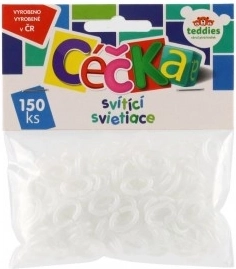 Glowing C-links 150 pcs – plastic connecting pieces
