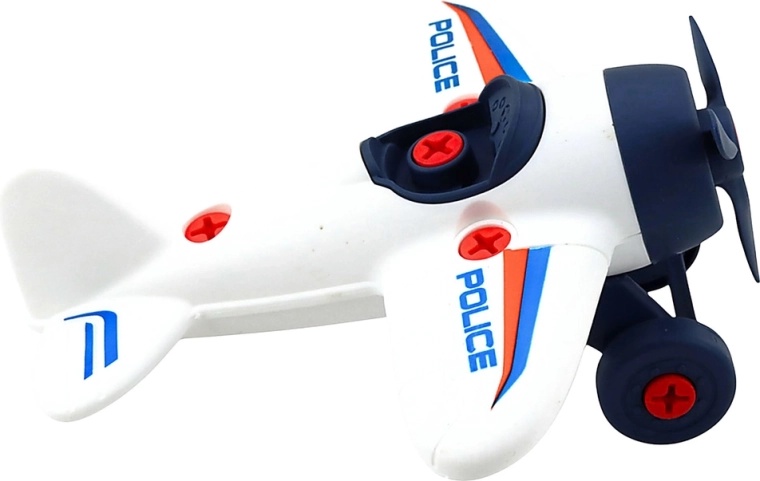 Hélice fonctionnelle et roues roulantes