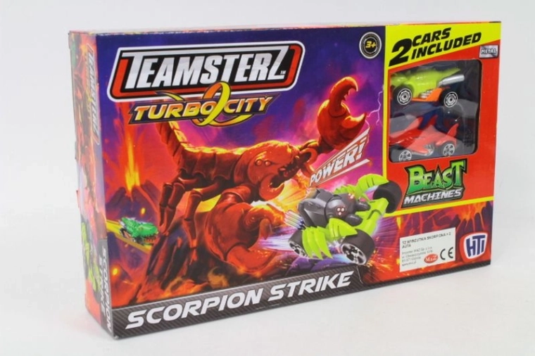 Teamsterz Beast Machines baan: schorpioenaanval + 2 autootjes
