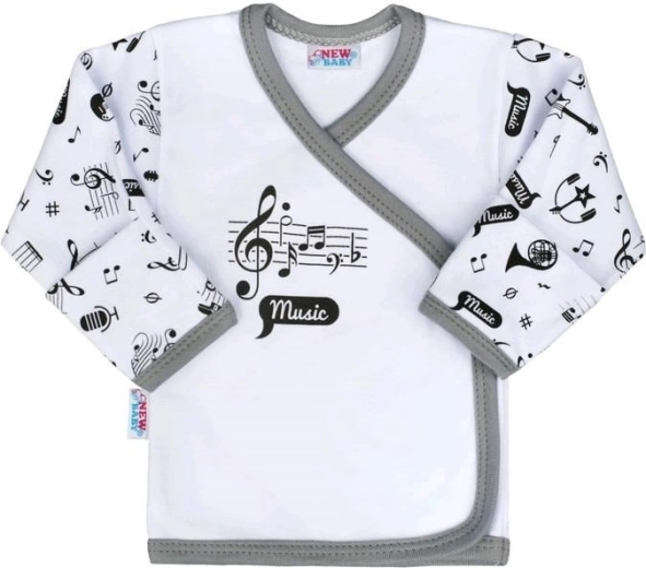 Chemise bébé en coton New Baby Music taille 68