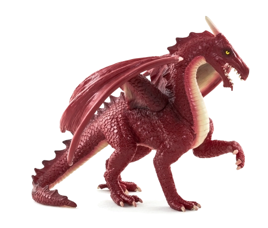Mojo Red Dragon Figure Deluxe
