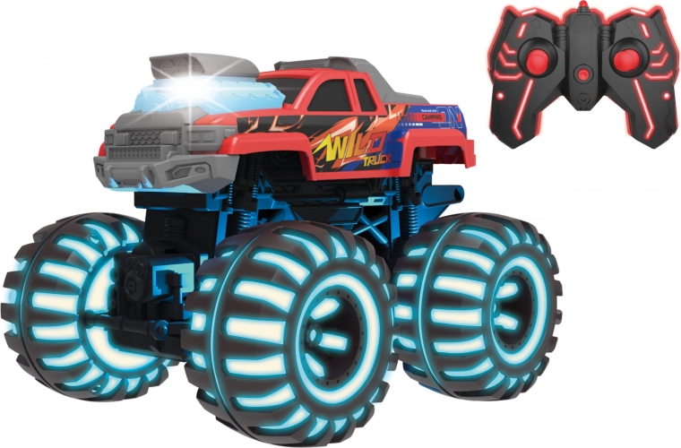 RC Car Wild Truck with Light-Up Wheels 26.5 cm