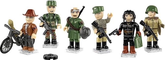 Six figurines pour une scène authentique