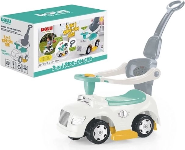 Dolu 3-in-1 loopfiets met duwbeugel en schommelfunctie