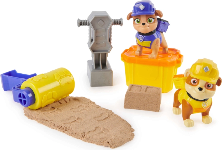 Kinetic sand for realistic construction