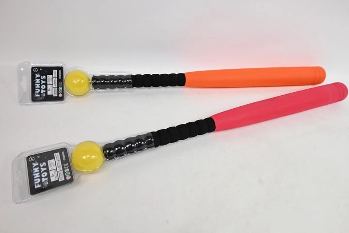 Soft baseball bat with ball (12 pcs in display)
