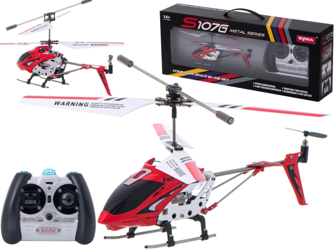 RC Helicopter Syma S107G – Red