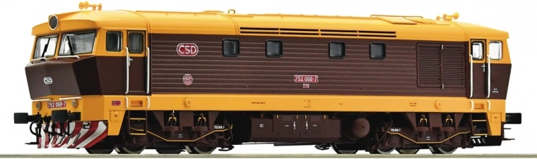 Roco diesellocomotief ČSD/ČD Bardotka 752 068-7, digitaal met geluid
