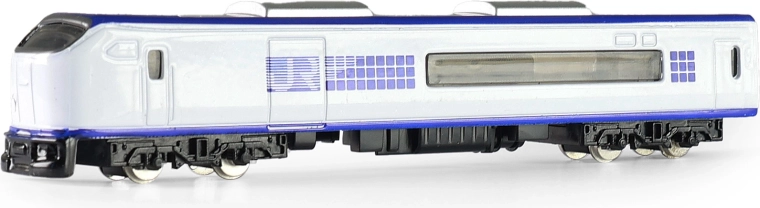 Metalen mini-locomotief 1:48, wit, 15 cm