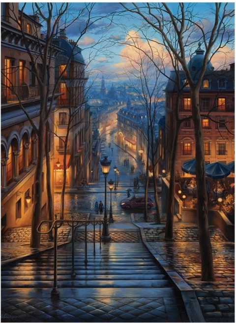 Puzzle Printemps à Montmartre 1000 pièces