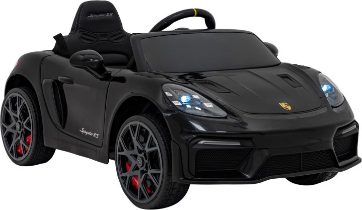 Elektrische kinderauto Porsche 718 Spyder RS – zwart