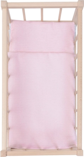 Complete bedding for the doll’s comfort