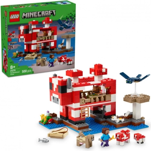 LEGO Minecraft Mooshroom House