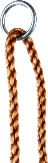 Adjustable ropes with metal eyes