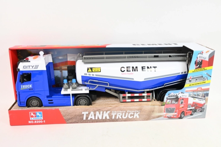 TIR concrete mixer truck with light and sound effects 59 cm