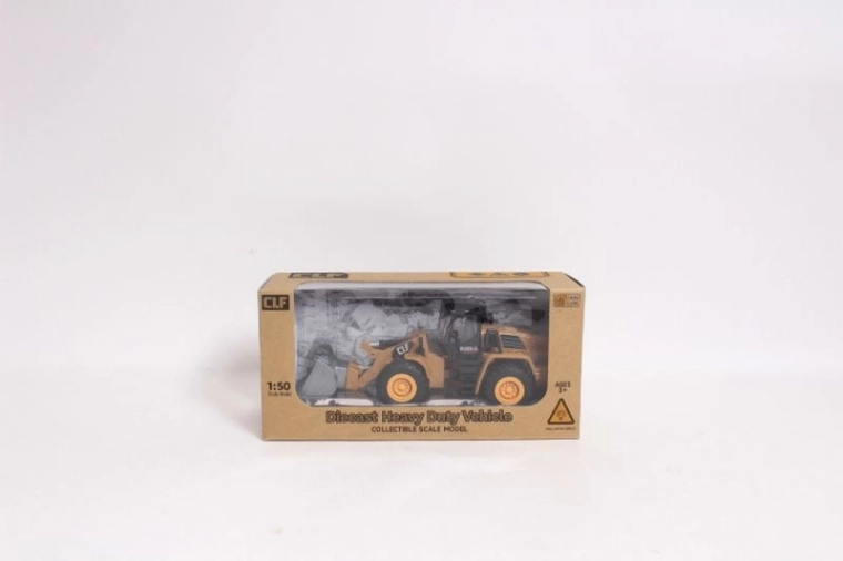 Pelle de chantier en métal avec godet mobile 1:50
