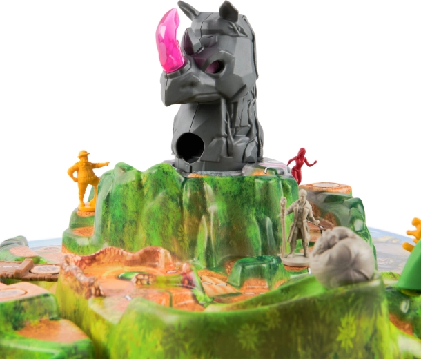 Interactive 3D island with Rhino Mountain