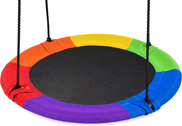 Sturdy round frame and comfortable padding