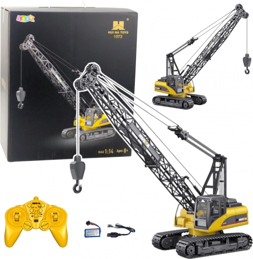 Remote-controlled Huina 1:14 Track Crane