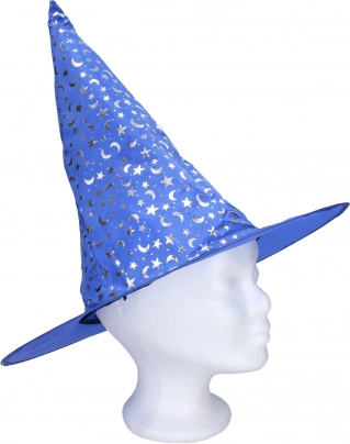 Blue witch hat 35 × 36 cm