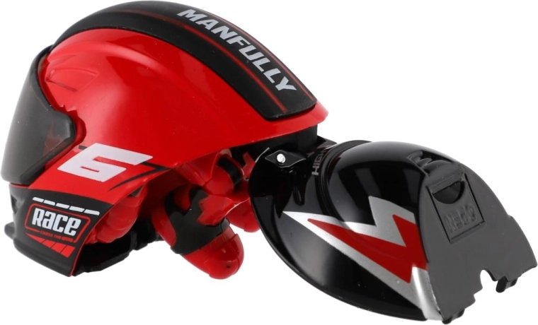 Removable helmet for realism