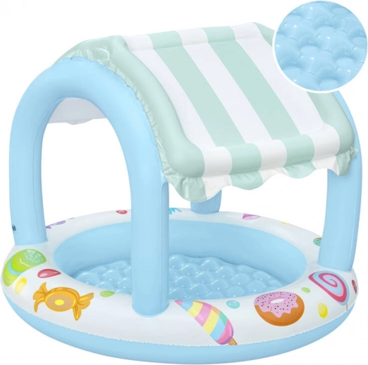 Integrated canopy for pleasant shade