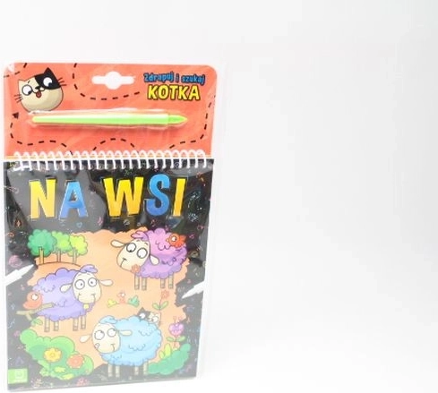 Scratch-off book with stylus – On the farm (find the kitten)