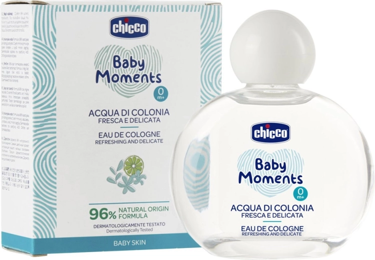 Chicco zachte geparfumeerde babywater Baby Moments Delicate 100 ml