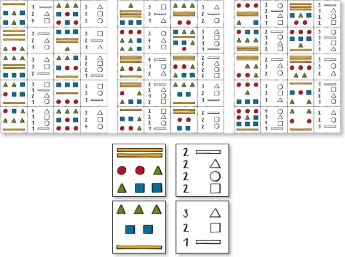 Counting, shapes, and memory training