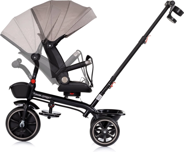 360° rotating and reclining seat