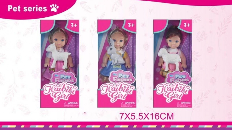 Doll with Pet 11.5 cm