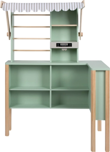 Modular 2-in-1: shop and kitchen