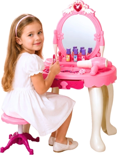 Mirror with lights and sounds for even more fun
