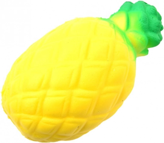 Schuimrubberen knijp-ananas geel antistressspeeltje