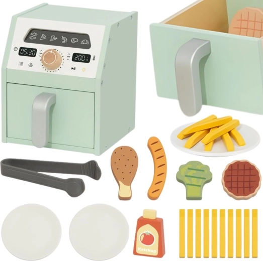 Realistische friteuse met uittrekbaar mandje