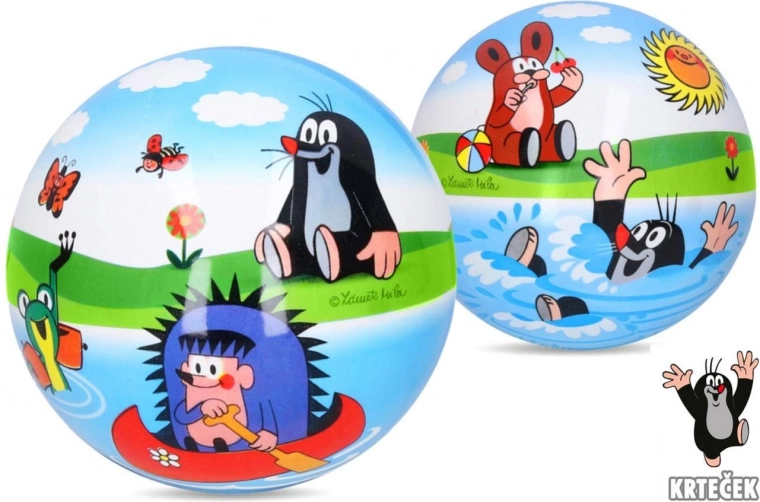 Rubber Ball LITTLE MOLE AND FRIENDS 12 cm