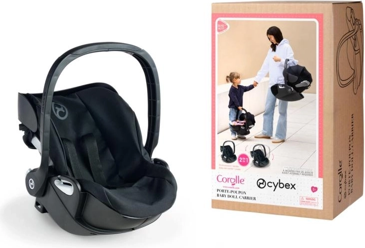 Cybex Black 2-in-1 doll car seat and cradle