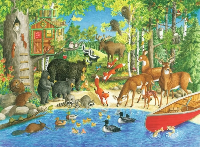 Ravensburger puzzle Amis de la forêt XXL 200 pièces