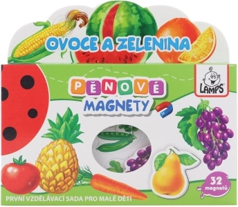 Foam Magnets Fruits and Vegetables – Set for Kids