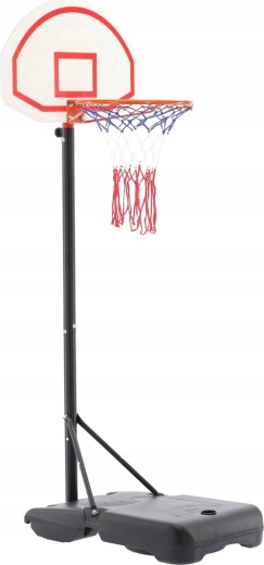 Panier de basket portable avec hauteur réglable 165–205 cm