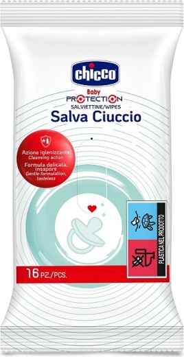 Chicco lingettes humides pour tétines et articles pour bébés 16 pcs