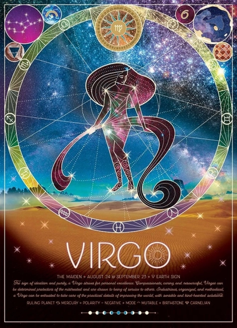 Puzzle Zodiac Sign: Virgo 500 pieces Cobble Hill