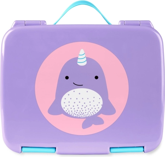 Skip Hop Zoo kids' bento lunch box Narwhal 3+