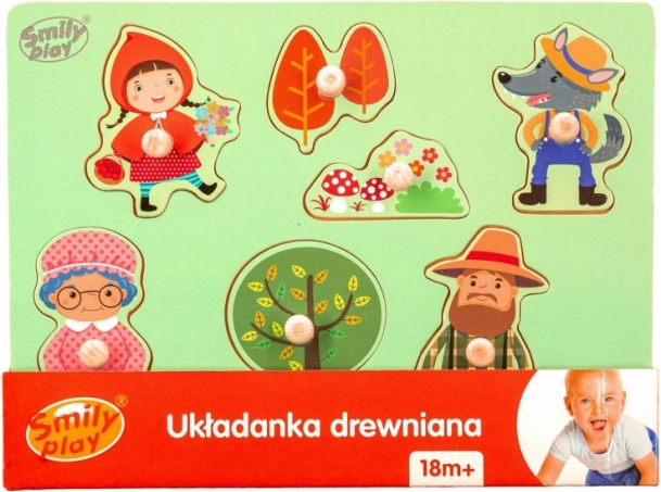 Holzpuzzle Rotkäppchen