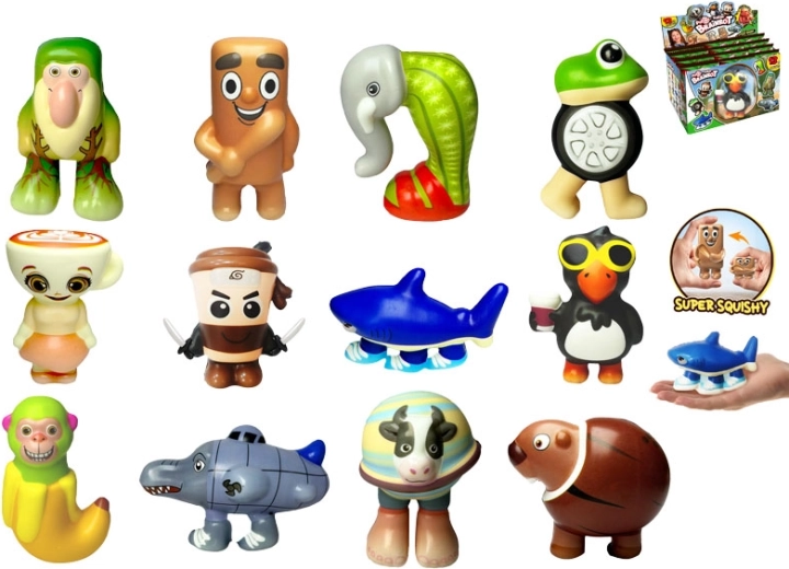Brainrot PuffUps Squishy anti-stressfiguren – 12 stijlen in mysteryverpakking
