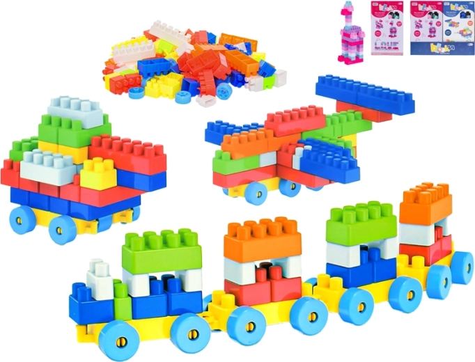 Voertuigen-bouwset 100 stukjes voor kinderen vanaf 3 jaar