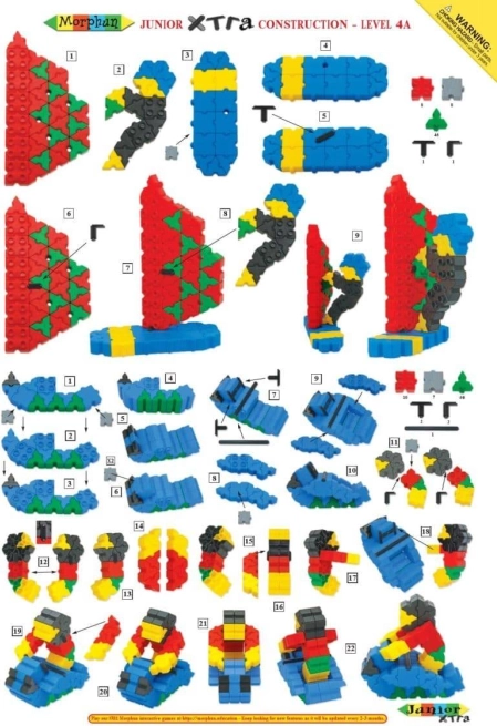Morphun Junior Xtra 100 modèles 200 pièces