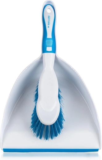 Balayette et pelle avec lèvre en caoutchouc EXCLUSIVE