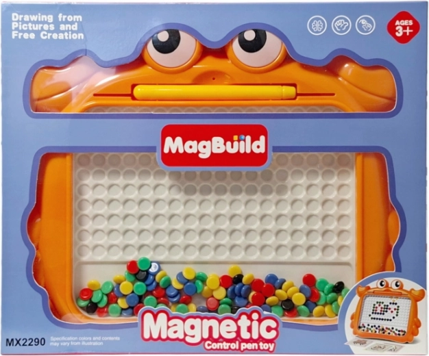 Magnetische mozaïek met kraaltjes en pen