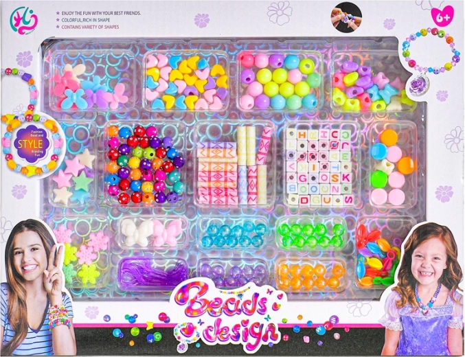 Creative jewelry-making kit in a box for kids